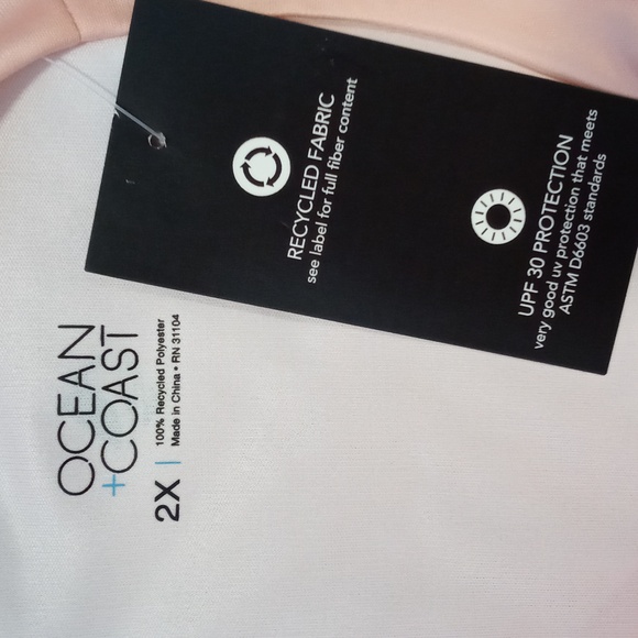 🆕️ 🌊Ocean + Coast🌊 - Ombre Peach/Coral UPF 30+ Moisture Wicking L/S Shirt - Picture 3 of 16